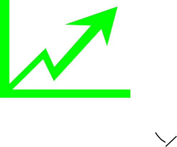 Profit Arrow Light Green Clip Art At Clker - Profit Clipart (600x499)