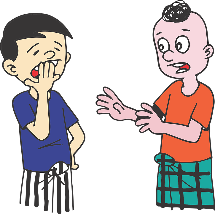 Person Talking Clipart - Yawn Cartoon Png (725x720)