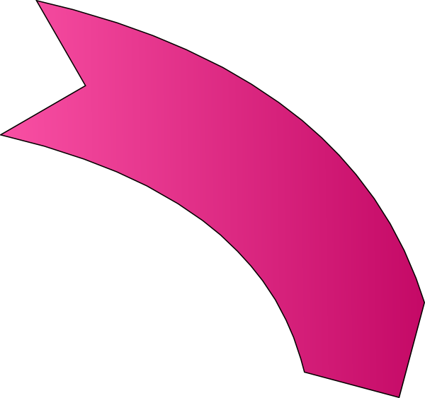Curved Arrow Pink (600x563)