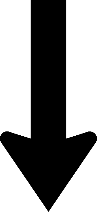 Arrow Down - Down Arrow Images Png (323x700)
