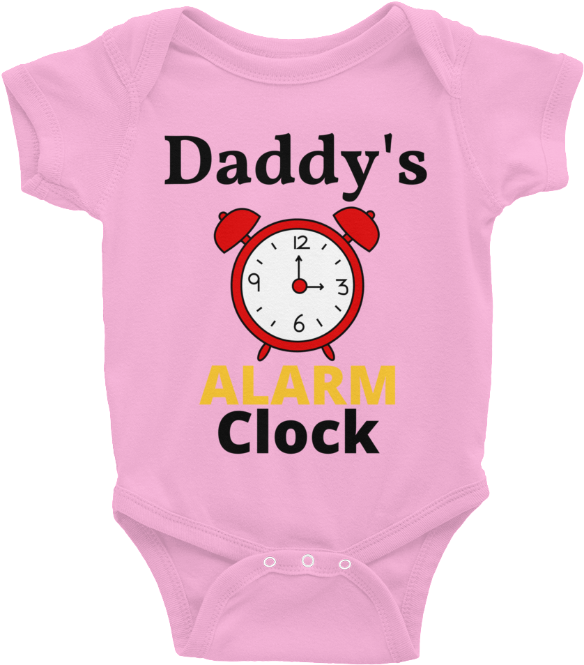 Daddy's Alarm Clock Baby Onesie Short Sleeve - New Collection Of Being Human Shirts (1000x1000)