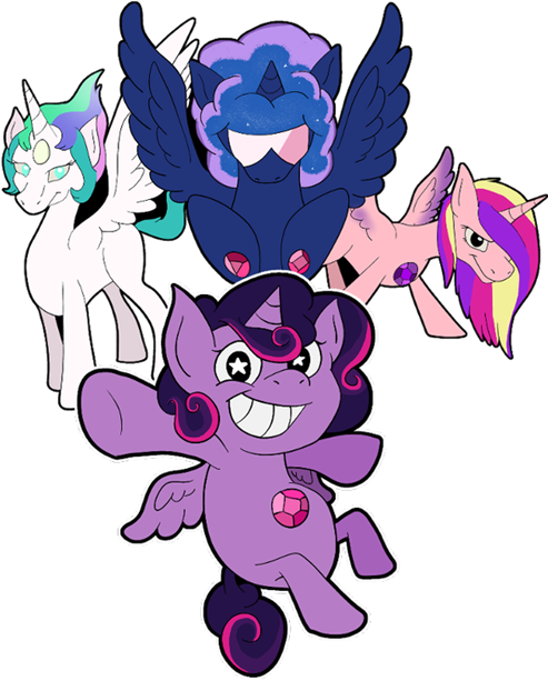 Crossover My Little Pony Fan Art Steven Universe - Steven Universe (500x625)
