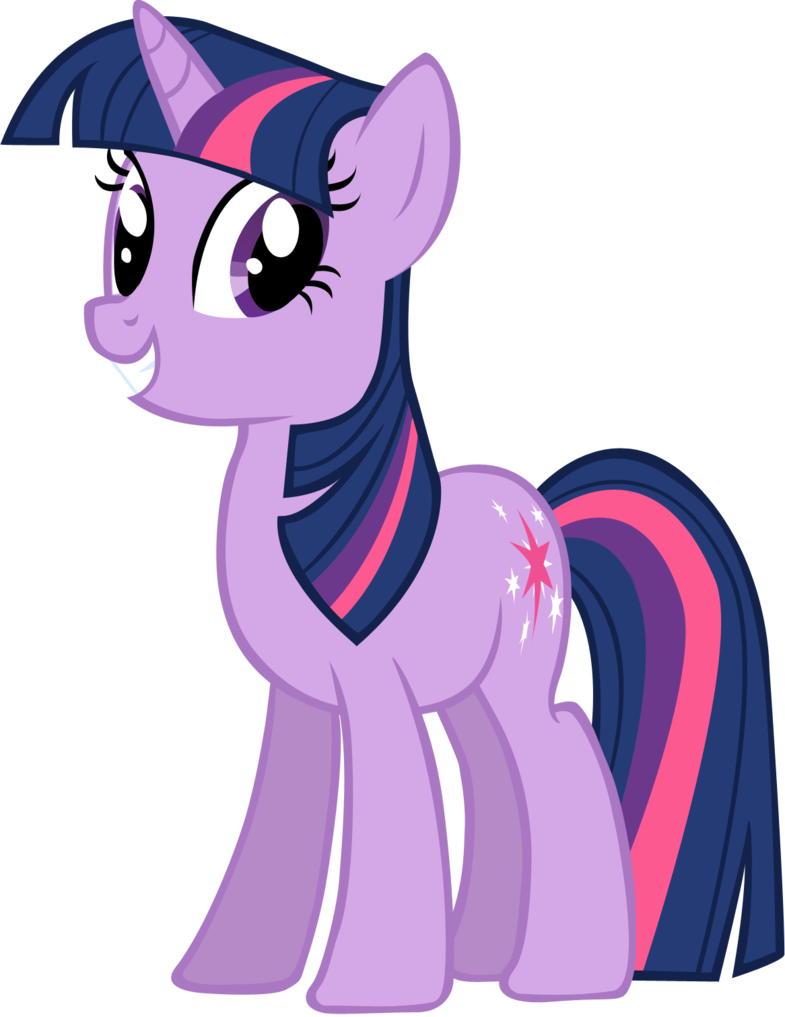 Comely Twilight Clip Art Medium Size - Unicorn My Little Pony (785x1017)
