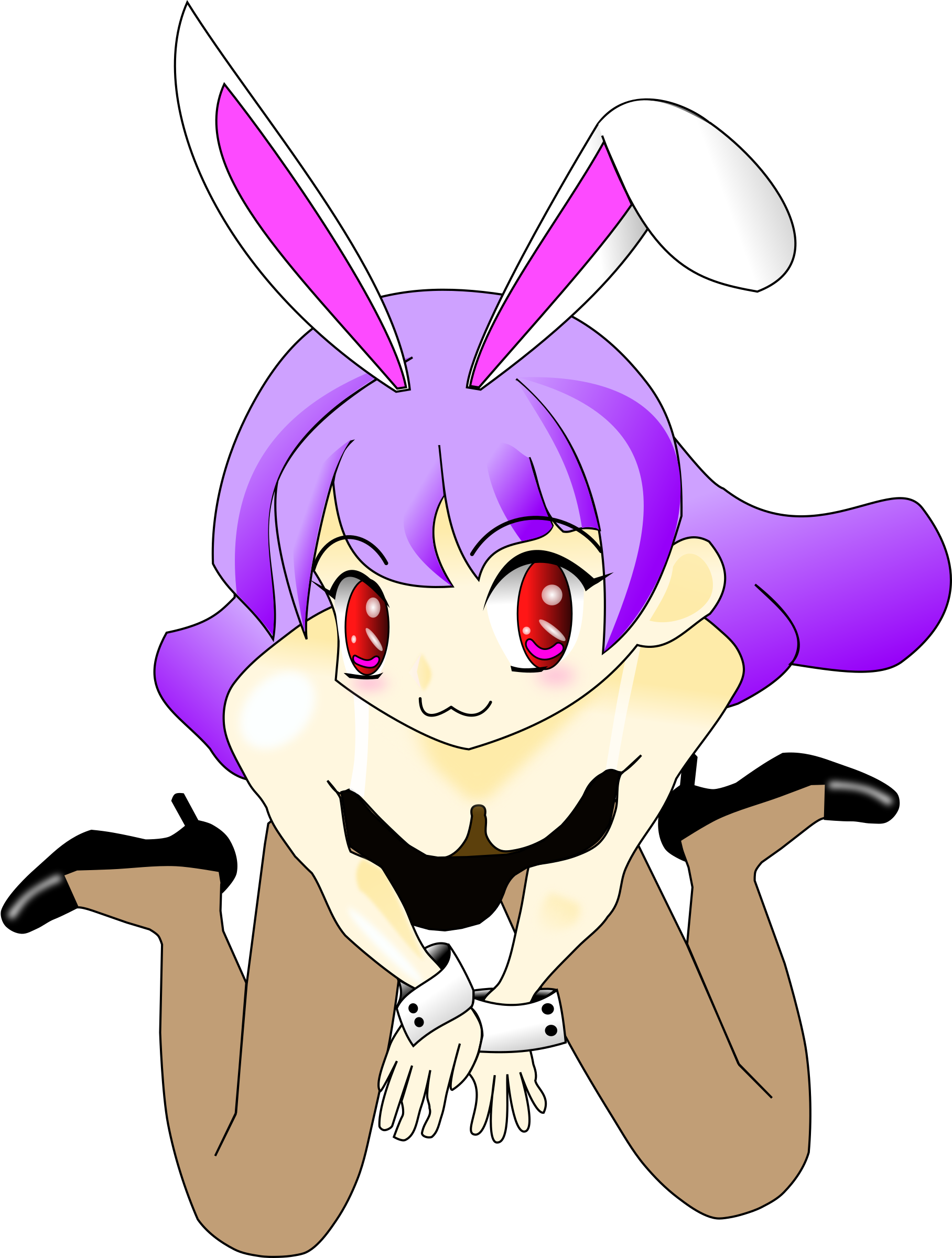 Cartoon Comic Characters Female Png Image - Rabbit (1816x2400)