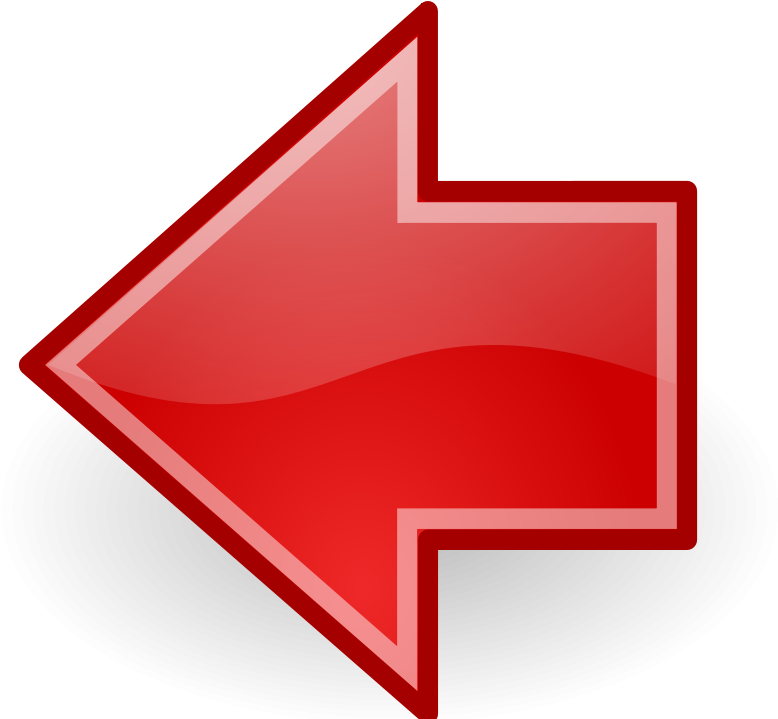 Clip Arts Related To - Red Left Arrow Png (800x718)