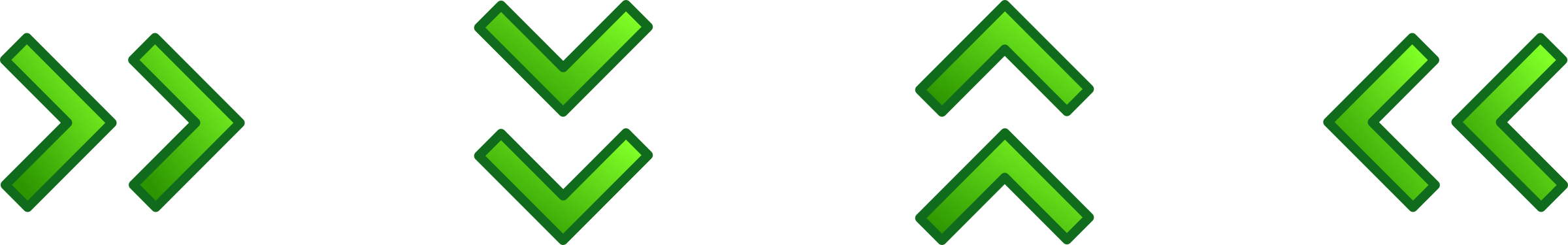 Big Image - Double Arrow Green (4800x750)