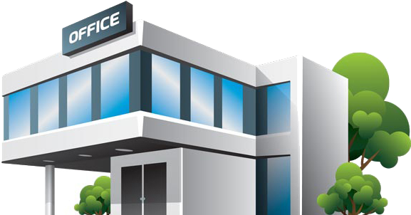 Download - Office Building Clipart 3d (591x301)