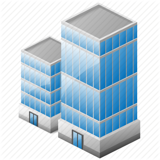 Office Building Clipart 3d For Kids - Buildings Icon (512x512)