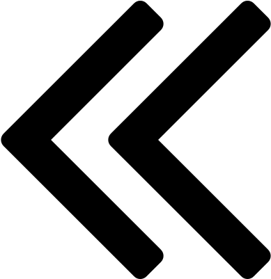 Double Angle Arrow Pointing Left Vector - Arrow Left (400x400)