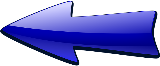 Arrow Arrow Pointing Left Blue Bullet Left - Arrow Left (680x340)