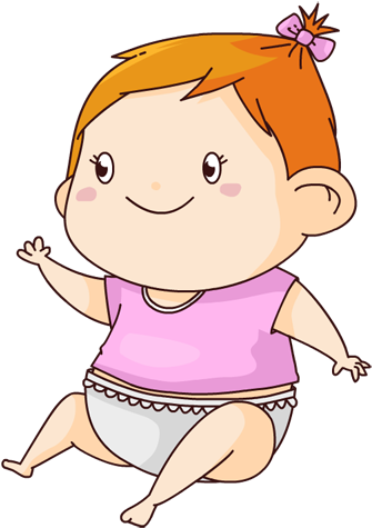 Free To Use Public Domain Baby Girl Clip Art - Cartoon (478x530)