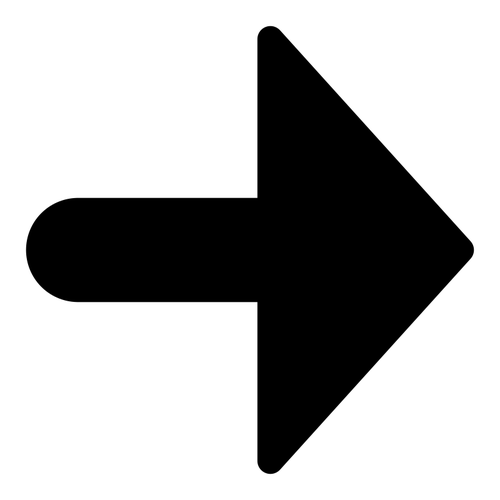 Arrow Silhouette Image Public Domain Vectors - Arrow Pointing Right Png (500x500)