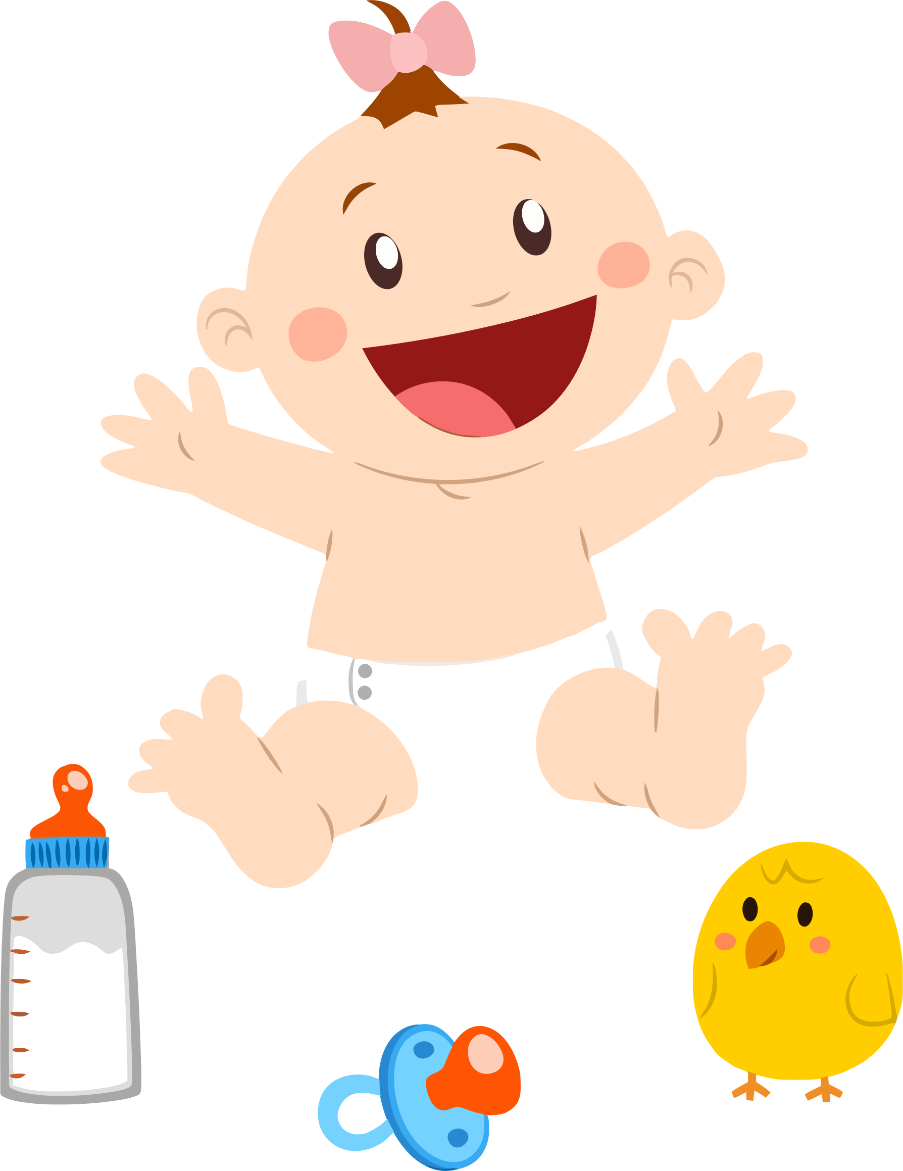 Big Image - Clip Art Baby Bottle (1788x2318)