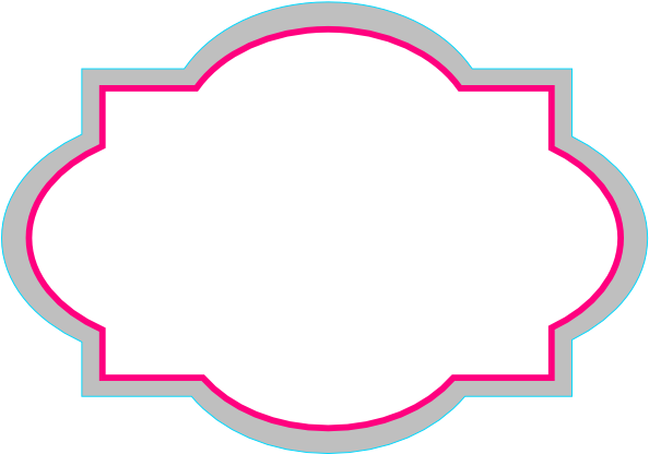 Clip Art Frame Shape (600x434)