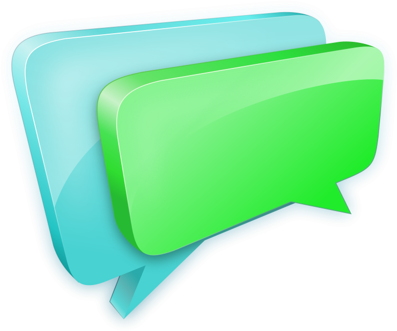 Message Clipart Logo Png - Conversation (800x675)