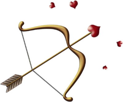 Mercurio Says That Romeo Is Already Dead - Cupid Arrow Transparent (400x333)