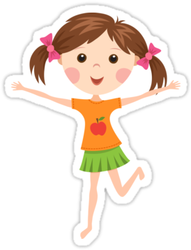 Nice Images Of Cute Cartoon Girl Cute Cartoon Girl - Cartoon Girl Transparent Background (375x360)