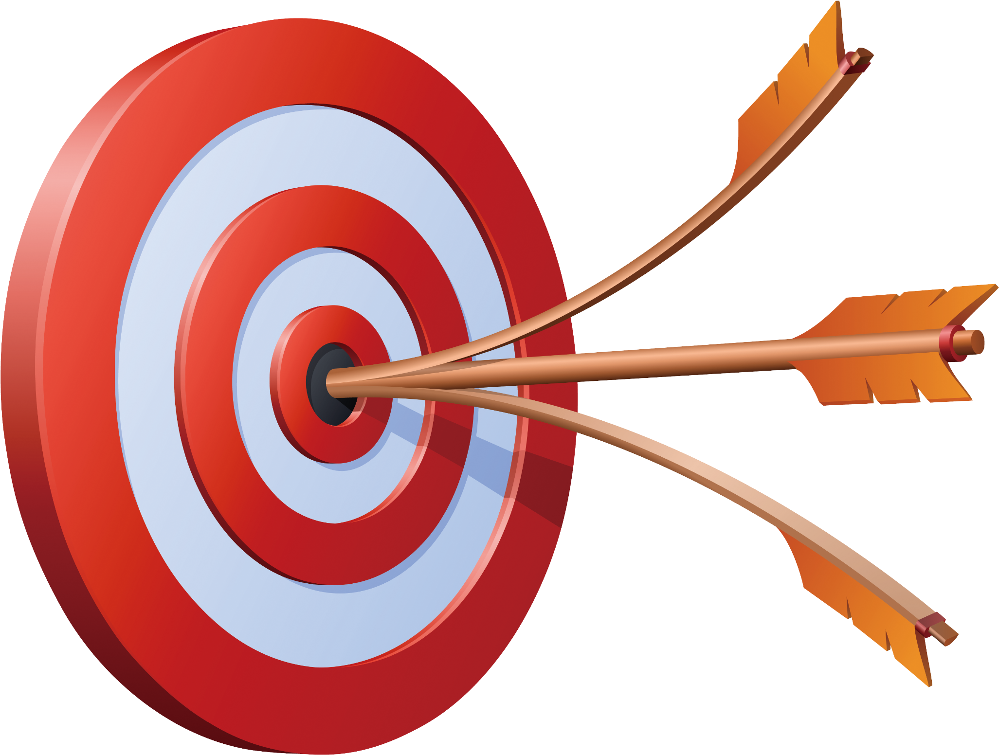 Shooting Target Bullseye Clip Art - Tir A L Arc Png (2362x2362)