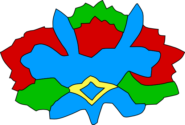 Free Vector Colorful Decorative Flower Clip Art - Clip Art (850x576)