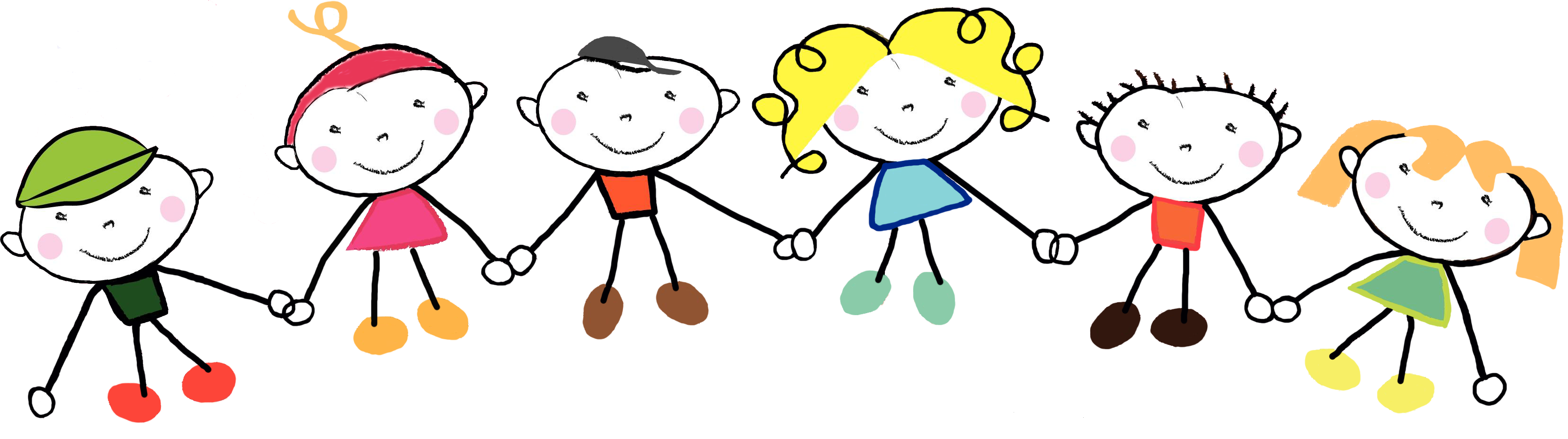 Children Holding Hands - Wedding Invitation (3312x928)