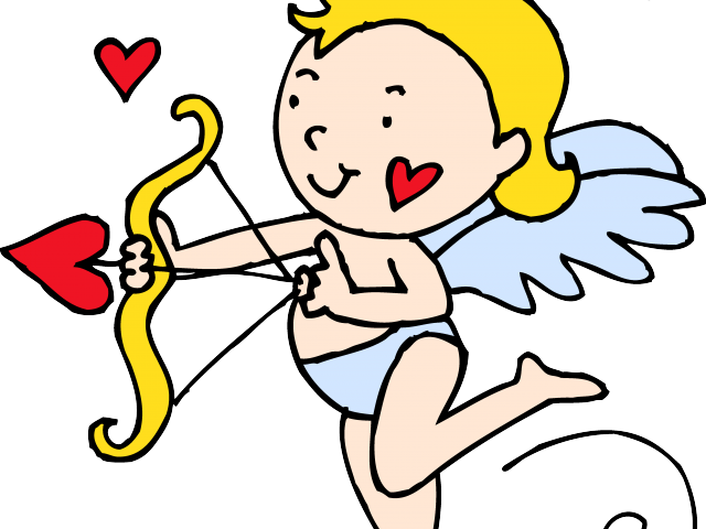 Cupid Clipart Cool - Cupid Coloring Pages (640x480)