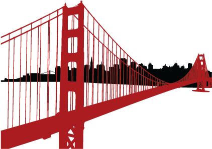 Golden Gate Bridge Icon Clip Art - Golden Gate Bridge (451x451)