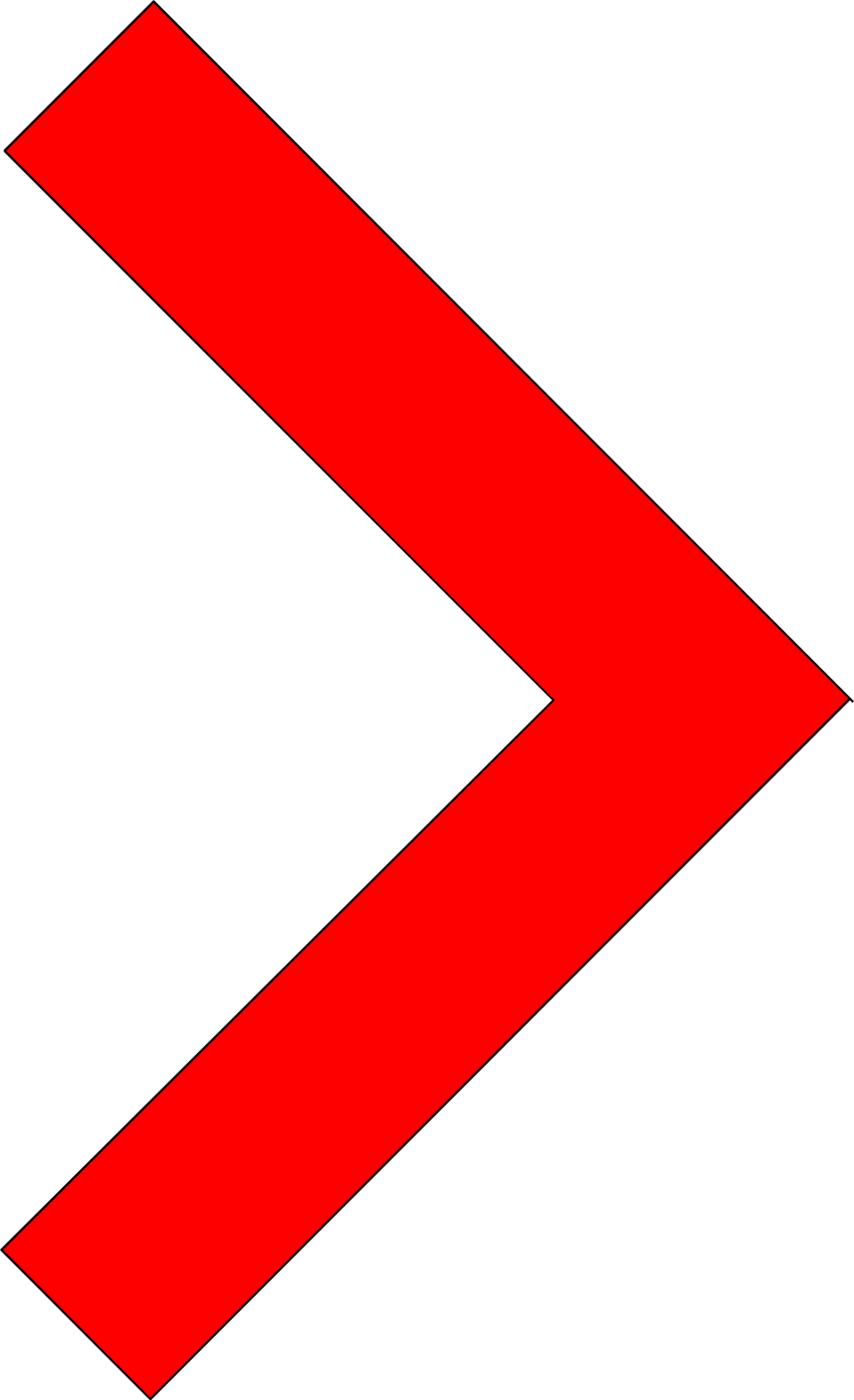 Small Arrow Clipart Image - Red Small Arrow Transperant (958x1570)