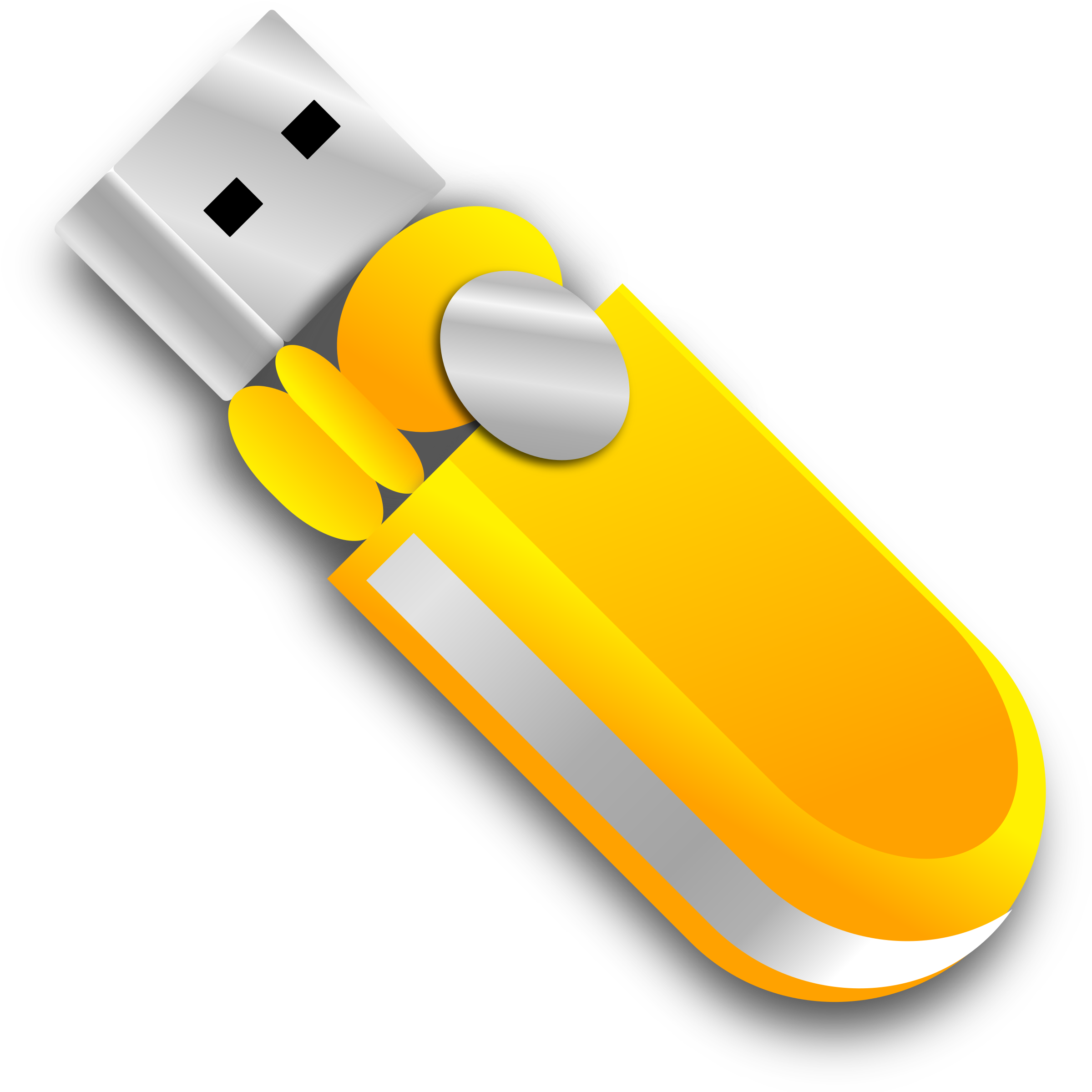 Clipart Cle Usb - Usb Png 2018 (2400x2400)