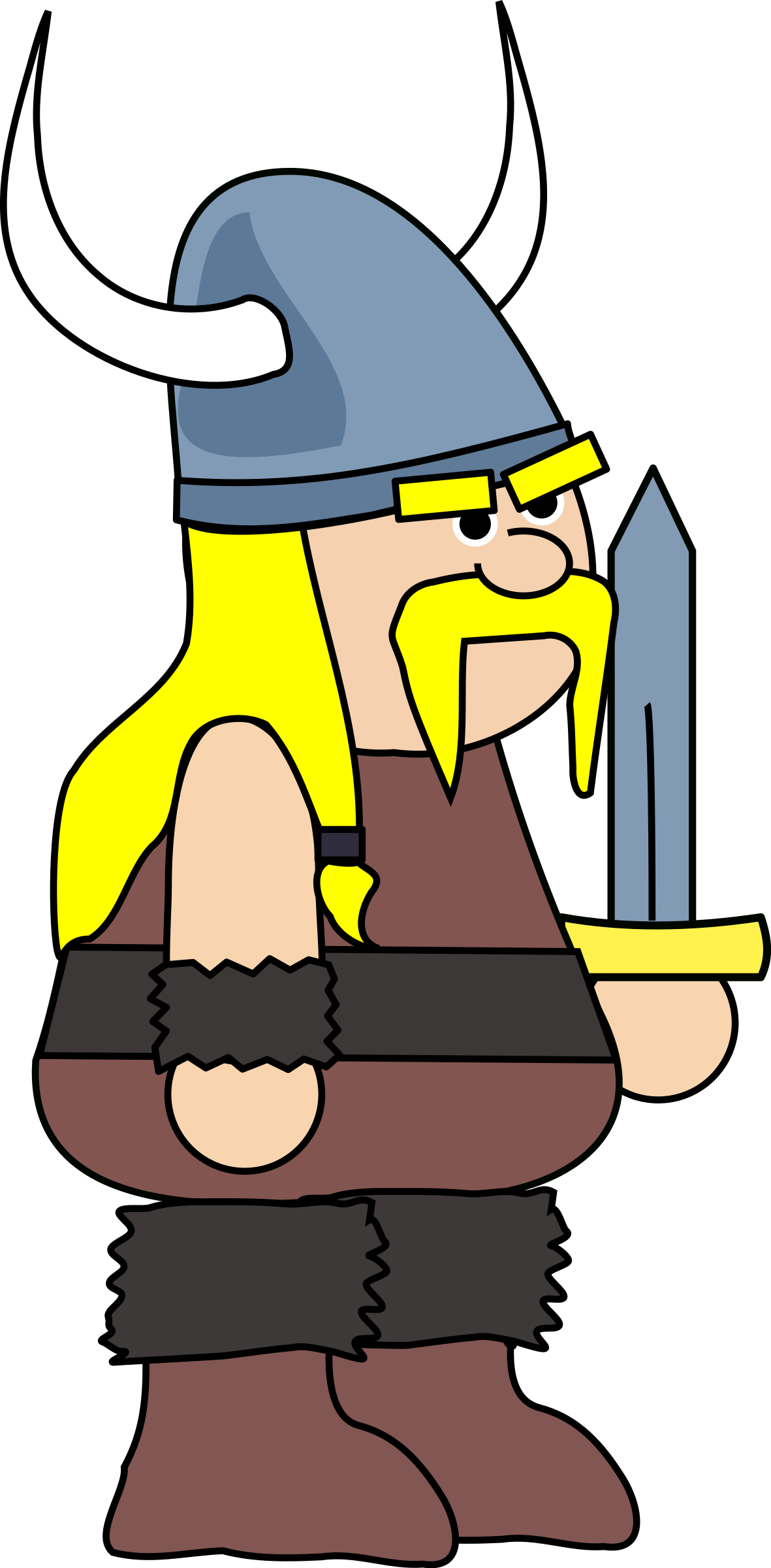 Clipart - Viking Clipart (1181x2400)