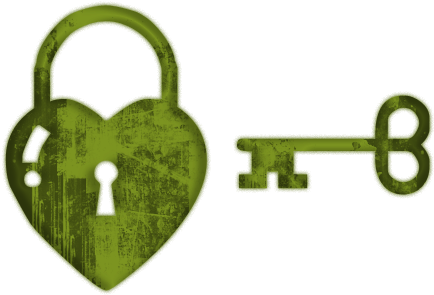 Clipart - Heart Lock And Key (512x512)