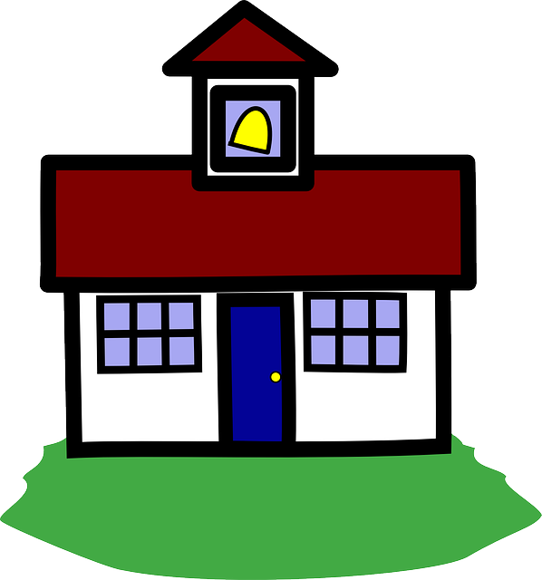 Schoolhouse-312546 - Sekolah Vektor (598x640)