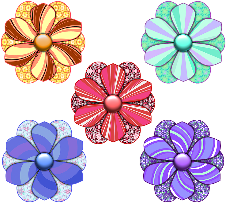 Cute Flower Cliparts 12, Buy Clip Art - Cute Flower For Scrapbook (767x720)