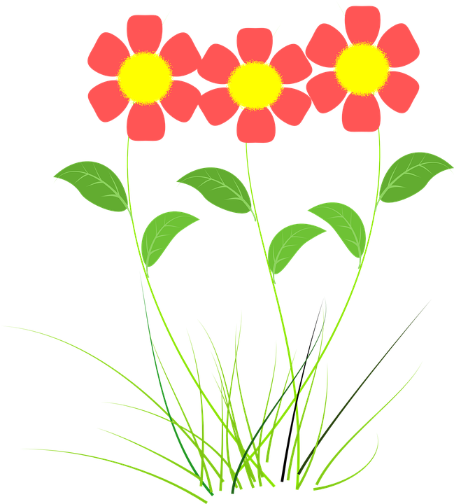 Adorable Flower Cliparts 16, - Flor Desenho Png (649x720)