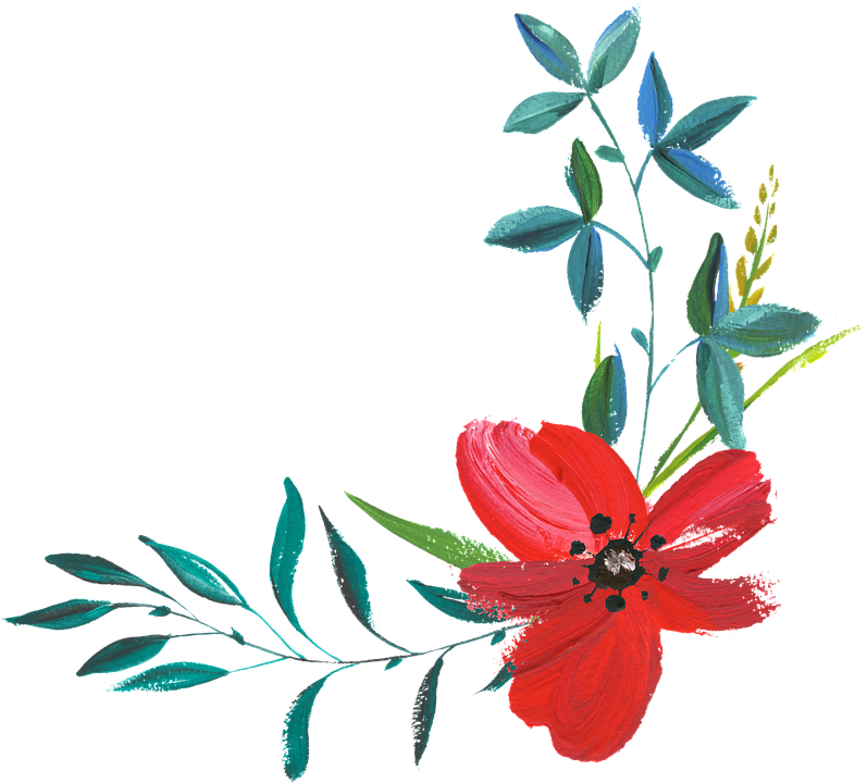 Cute Flower Clipart 25, Buy Clip Art - Flores En Acuarela Png (797x720)