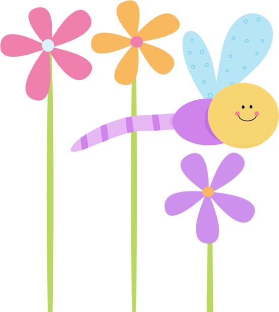 Pretty Clipart Cute Flower - Cute Flowers Clipart Png (550x616)
