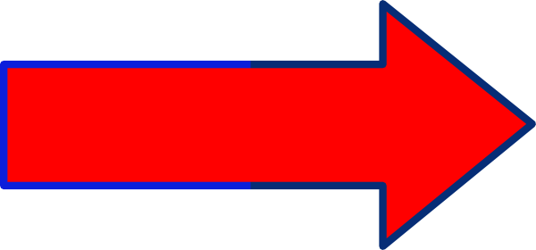 Red Arrow With Blue Outline Svg Clip Arts 600 X 280 - Blue And Red Arrow (600x280)