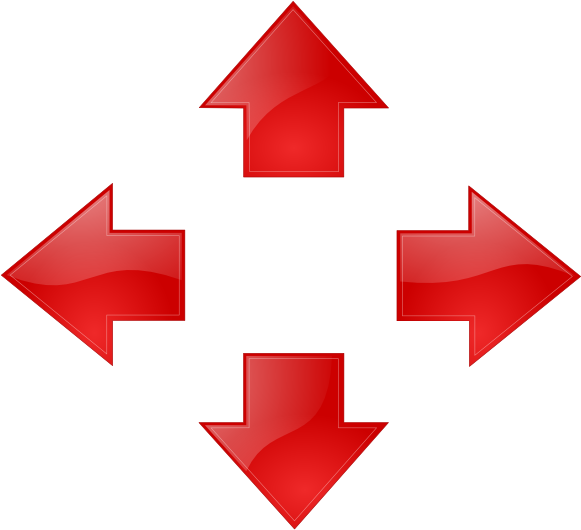 Red Arrow Big Clip Art At Clkercom Vector - Ecommerce Just In Time (600x552)