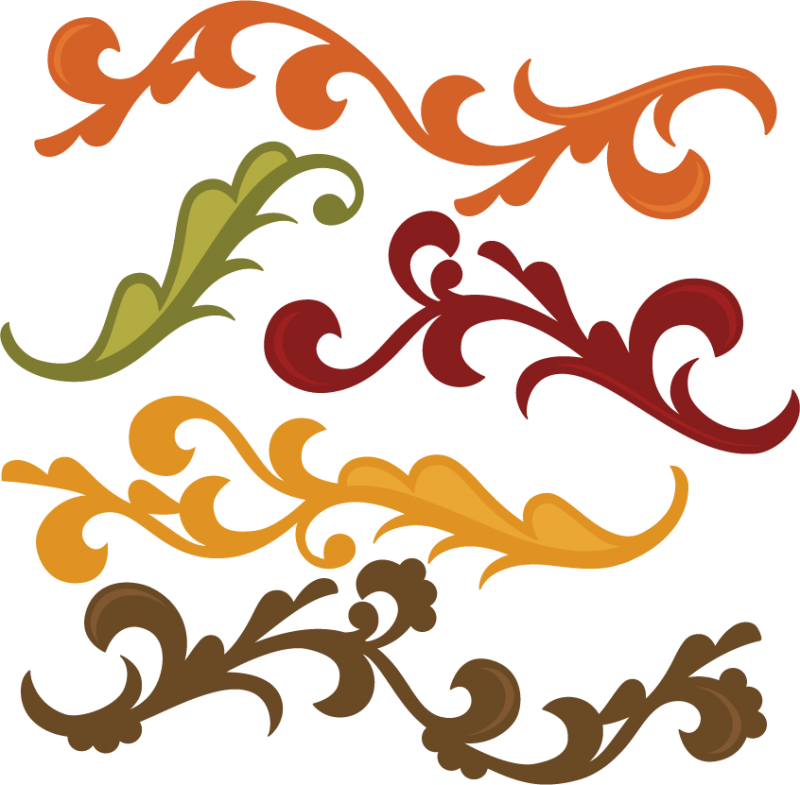 Fall Flourish Clipart - Fall Clipart Flourish (800x785)
