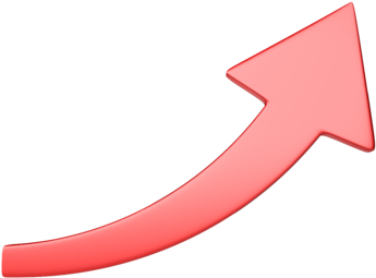 Affordable Vet Clinic » Red Arrow Up Image 500 Clr - Arrow That Goes Up (500x344)