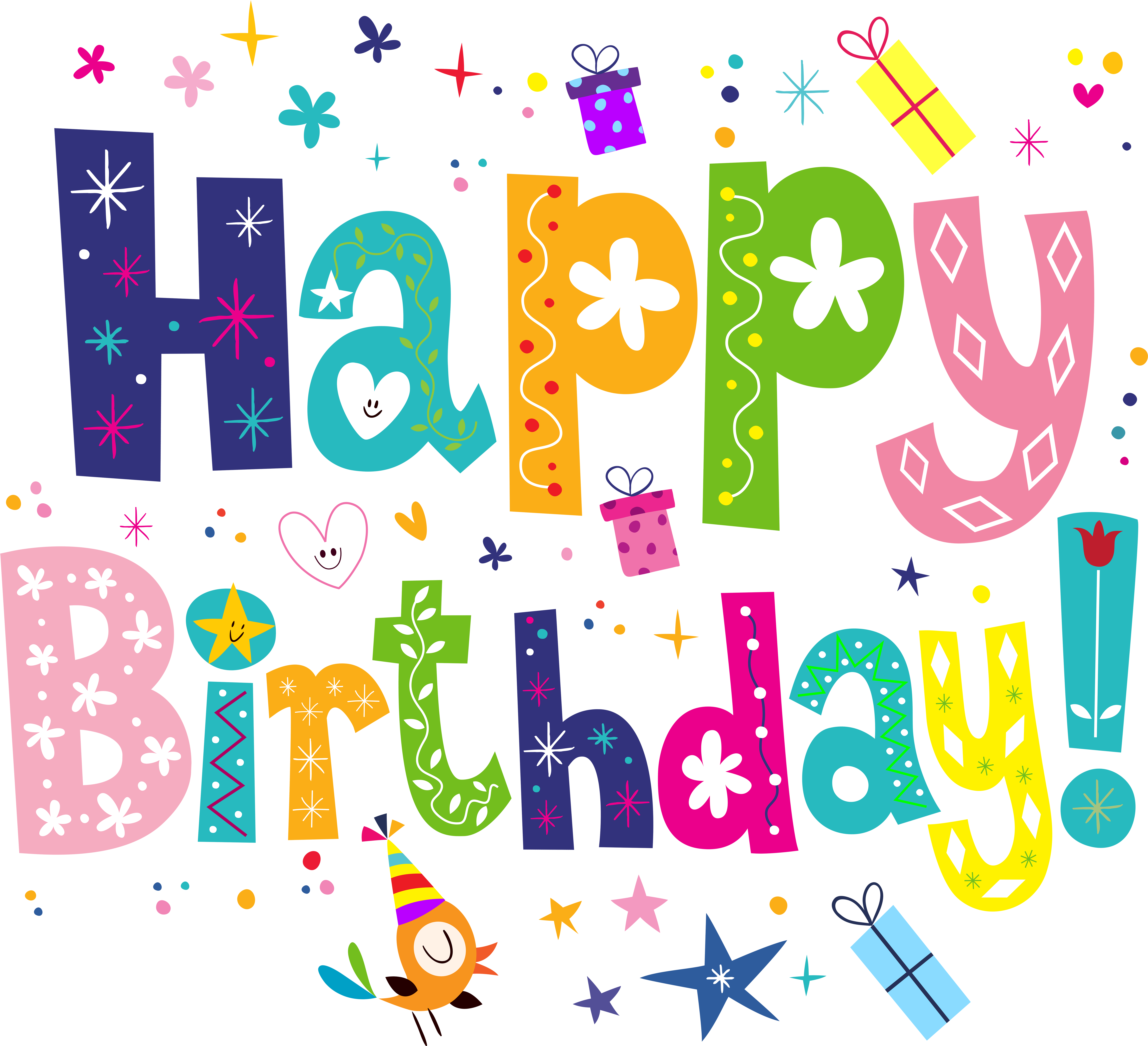 Cute Birthday Cupcake Clip Art - Cute Birthday Cupcake Clip Art (8000x7286)