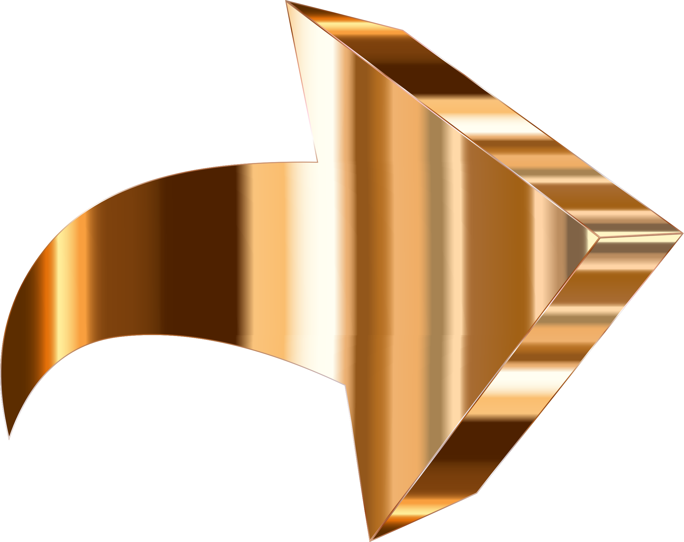 Copper 3d Arrow - Arrow 3d (2304x1826)