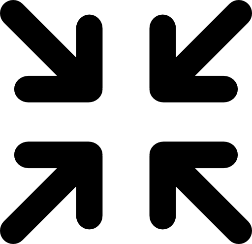 Arrow Point To Centre Free Icon - Small Screen Icon (512x495)