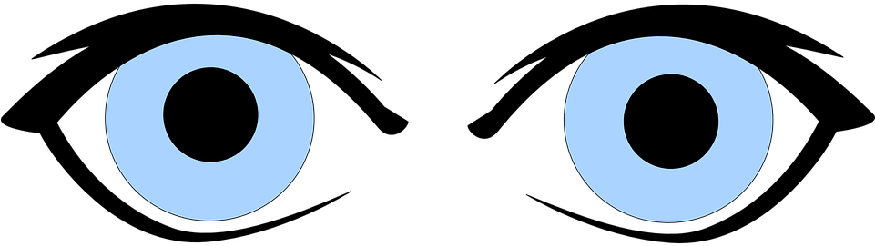 Cartoon Eyes 26, Buy Clip Art - Ojos Abiertos Png (960x480)