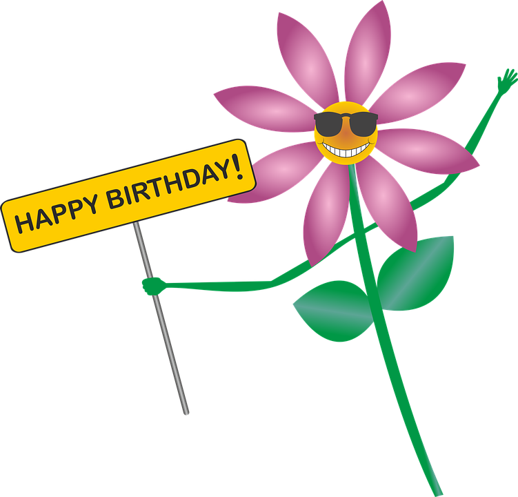 Adorable Flower Cliparts 28, - Grattis På Födelsedagen Blommor (751x720)