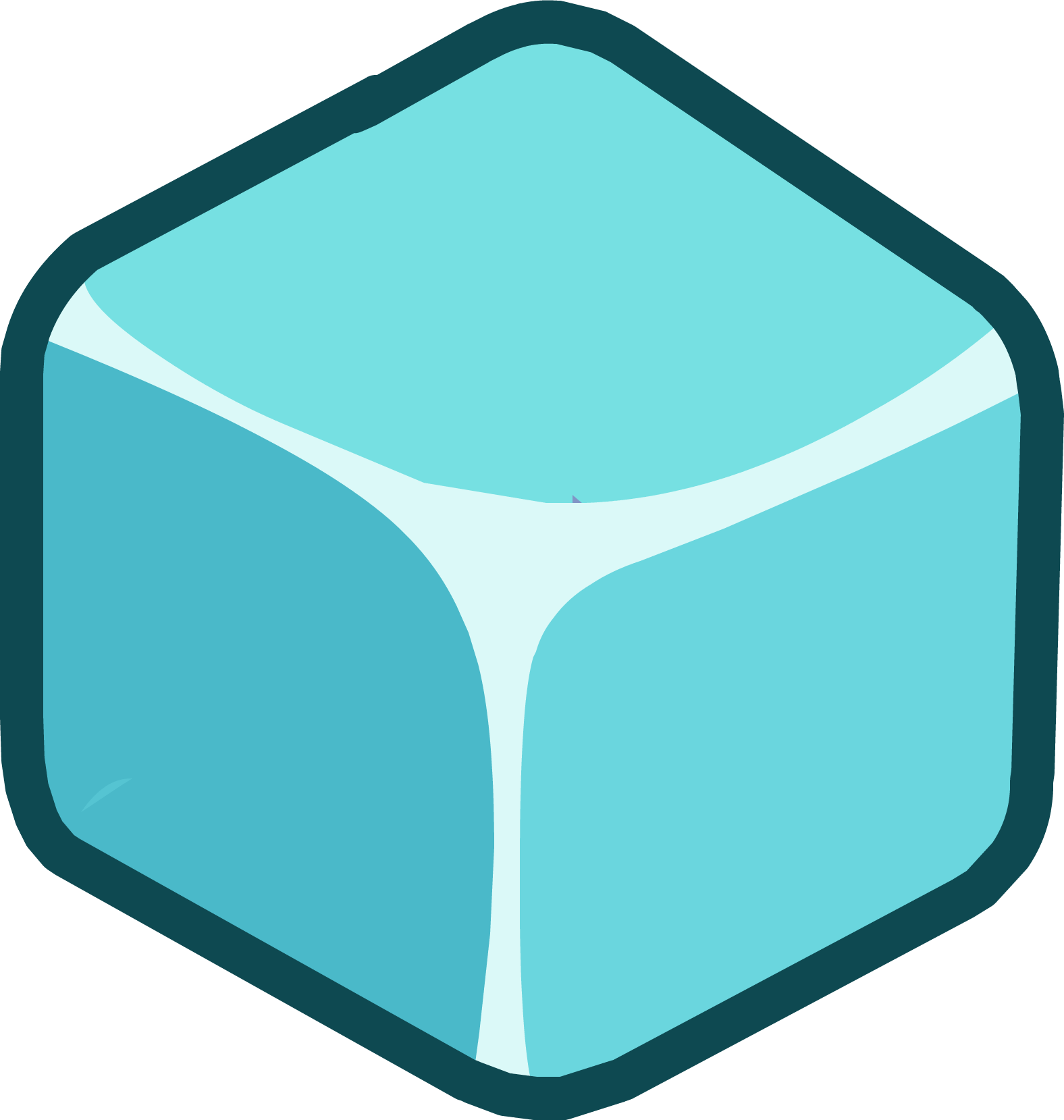 Ice Block Icon - Hielo Icono Png (1576x1659)
