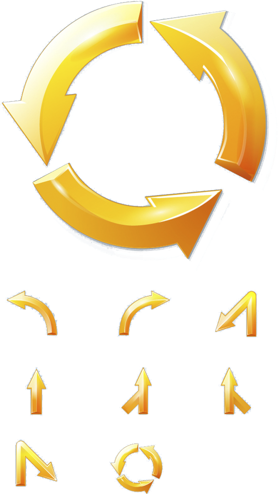 Gold Arrow Vector Material 1024*1731 Transprent Png - Gold Arrow Vector Material 1024*1731 Transprent Png (1024x1731)