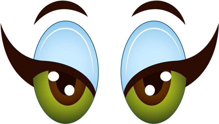 Eye Cartoon Girl Clip Art - Illustration (800x524)
