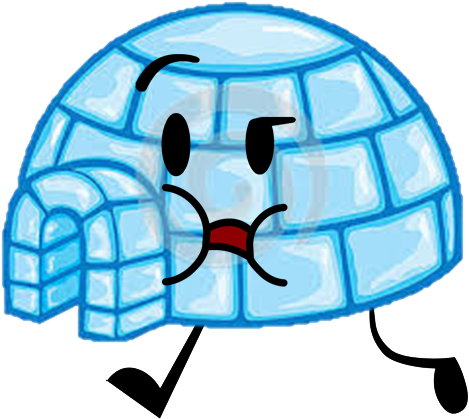 File - Igloo Pose - Png - Igloo Animated (537x464)