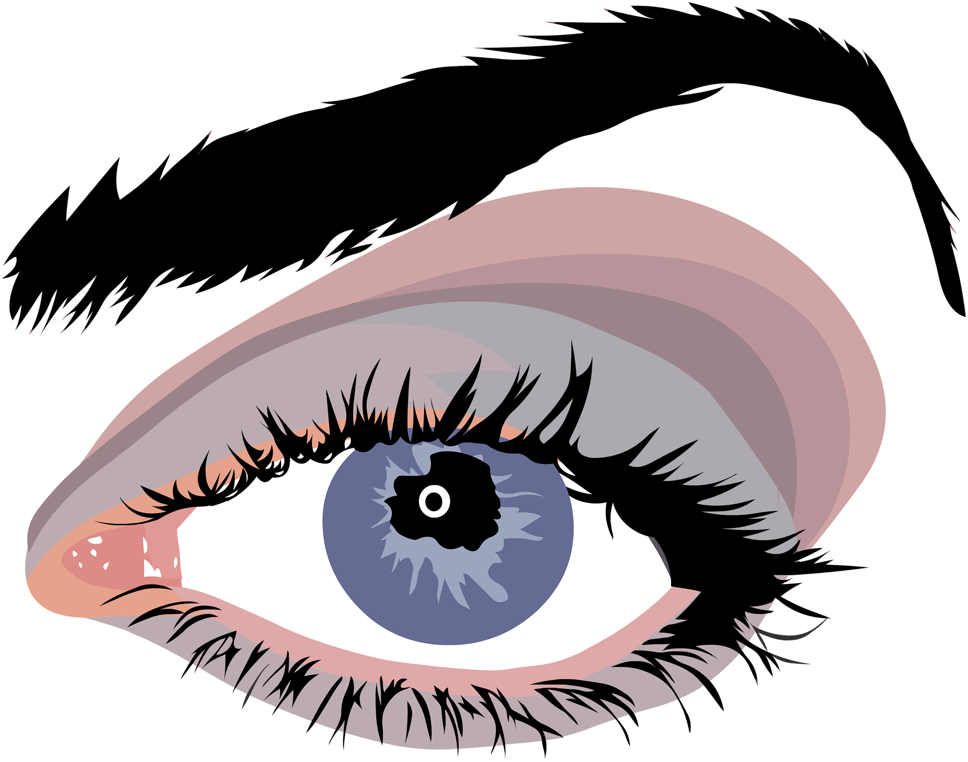 clipart about Cartoon Eye Ball 23, - Blue Woman Eyes Png, Find more high qu...