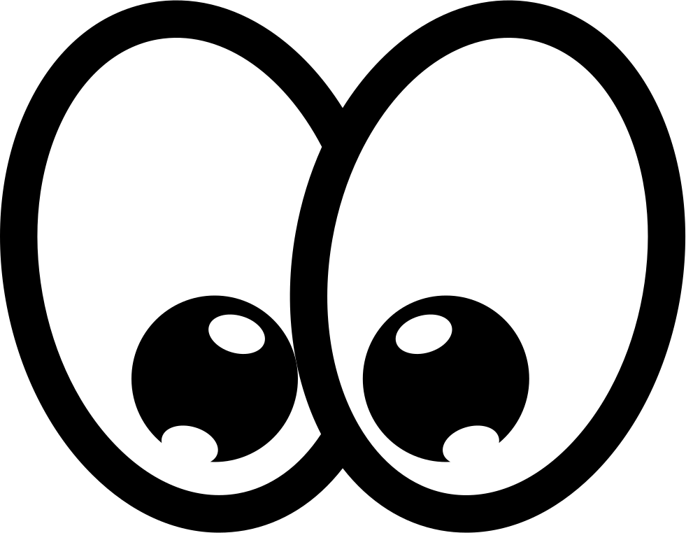 Cartoon Happy Eyes Svg Png Icon Free Download - Cartoon Eyes Png (981x762)